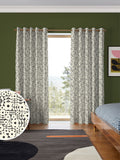 Orla Kiely criss-cross stem curtain in natural vintage lace, UK version