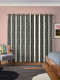 Orla Kiely Black Sycamore Stripe made to measure curtains (British brand)