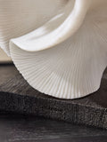 Sosandar White Ornament coral-textured decorative sculpture 29cm height (British brand)