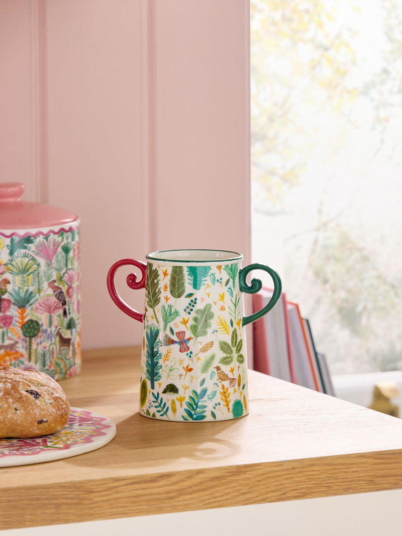 Lucy Tiffney green leaf utensil pot, UK version
