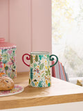 Lucy Tiffney green leaf utensil pot, UK version