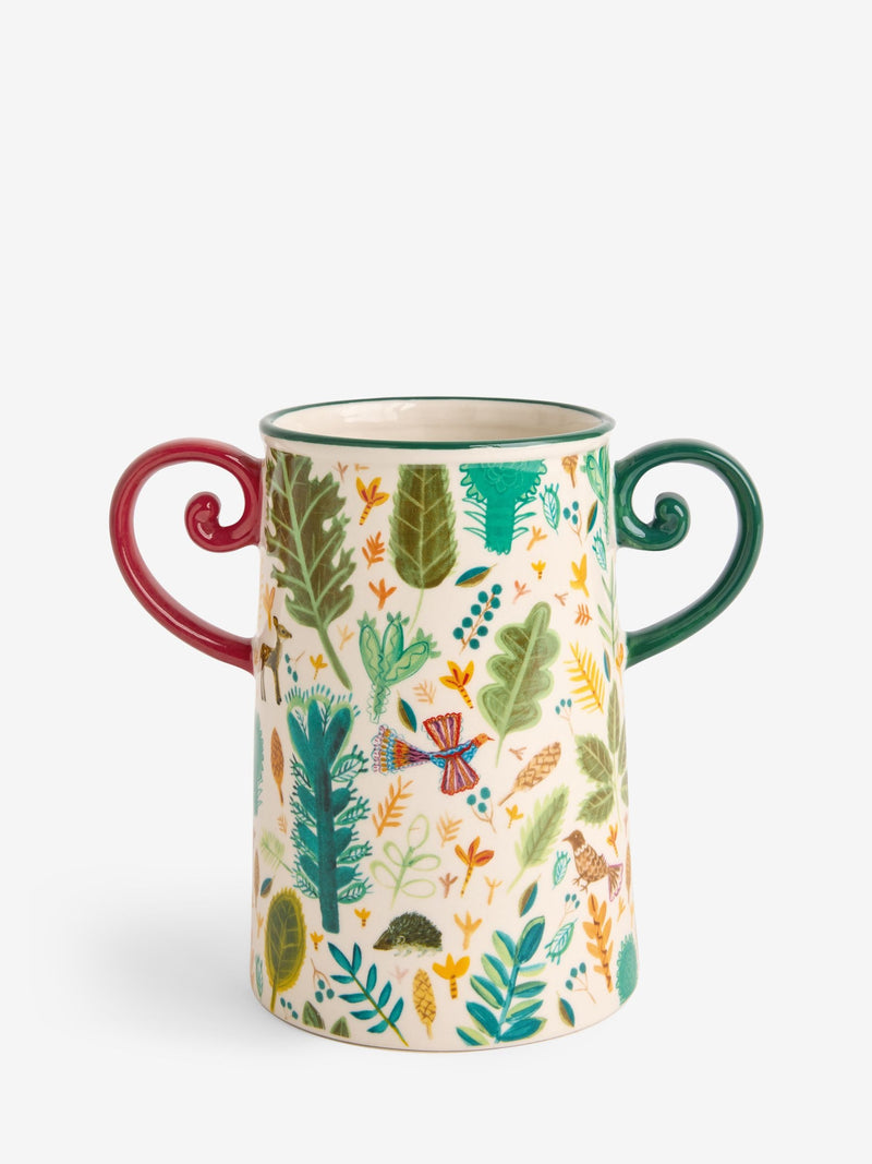 Lucy Tiffney green leaf utensil pot, UK version