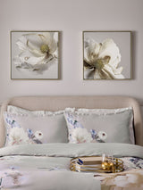 Next Lipsy Set of 2 Cream Flower Wall Art 60cm x 60cm- Buy online at McGrocer