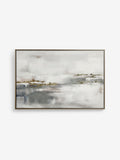 Lipsy natural cream ombre gold foil wall art 90cm x 60cm x 4cm, UK version