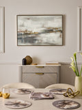 Lipsy natural cream ombre gold foil wall art 90cm x 60cm x 4cm, UK version