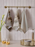 Lipsy cream mauve tea towels set of three, UK version