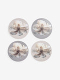 Lipsy set of 4 purple and cream floral placemats, imported from the UK