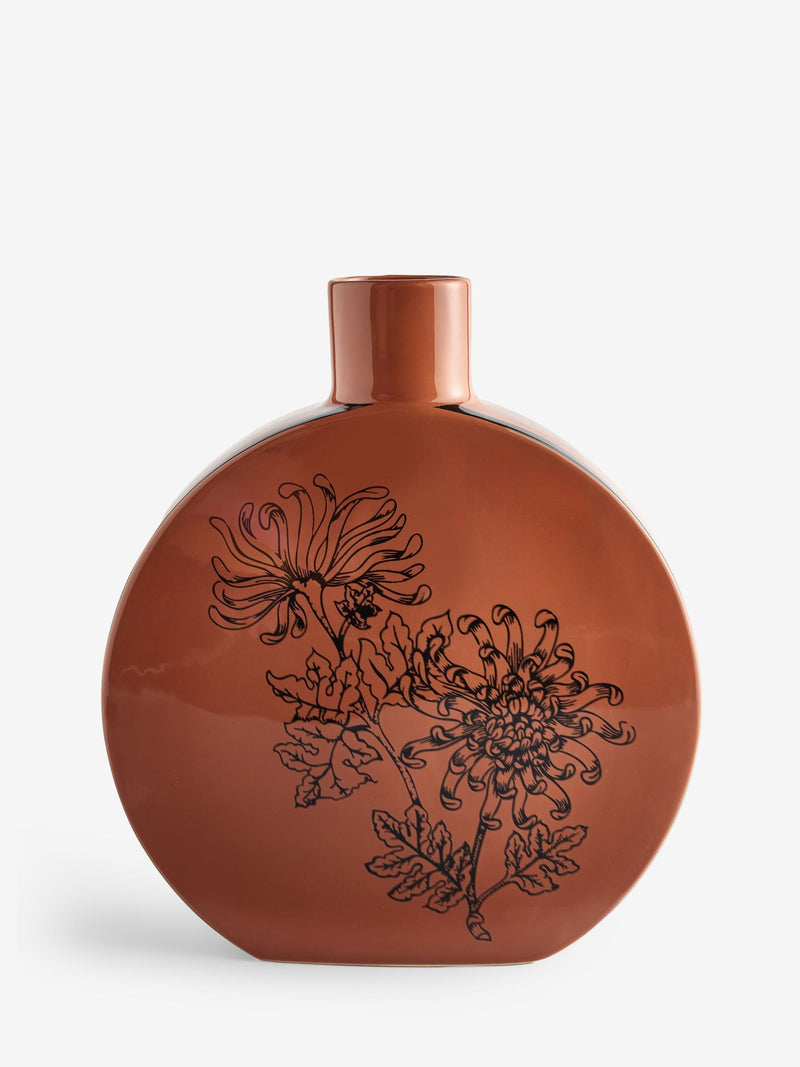 Rockett St George large floral print vase, imported from the UK
