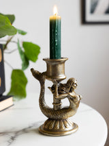 Next Rockett St George Gold Mermaid Taper Candle Holder 1.5cm x 1cm x 1cm- Buy online at McGrocer