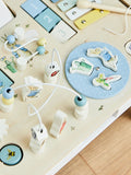 My 1st Years personalised Peter Rabbit activity table, imported from the UK