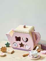 Next My 1st Years Personalised Teapot Wooden Shape Sorter- Buy online at McGrocer