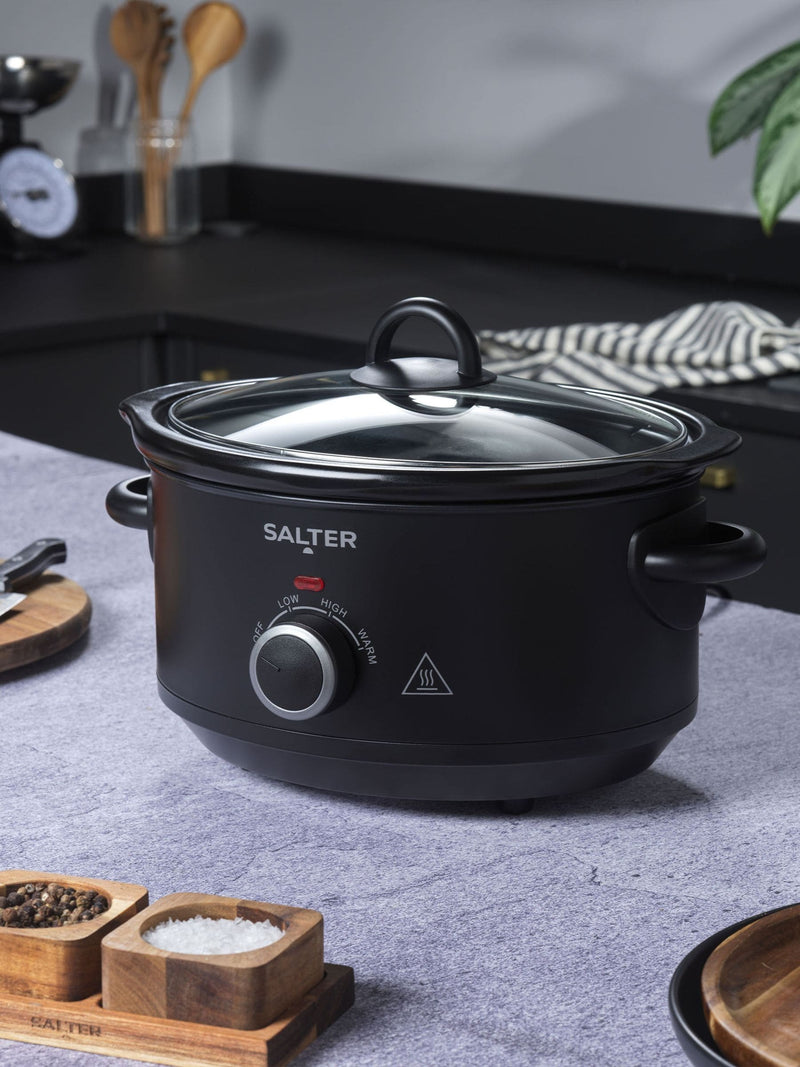 Salter Black Kuro 3.5L slow cooker (British brand)