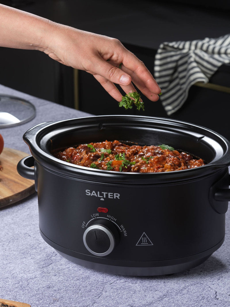 Salter Black Kuro 3.5L slow cooker (British brand)