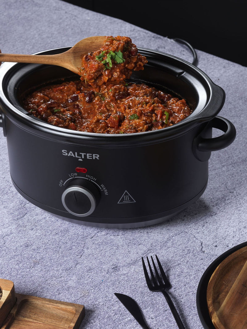Salter Black Kuro 3.5L slow cooker (British brand)