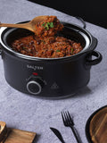 Salter Black Kuro 3.5L slow cooker (British brand)