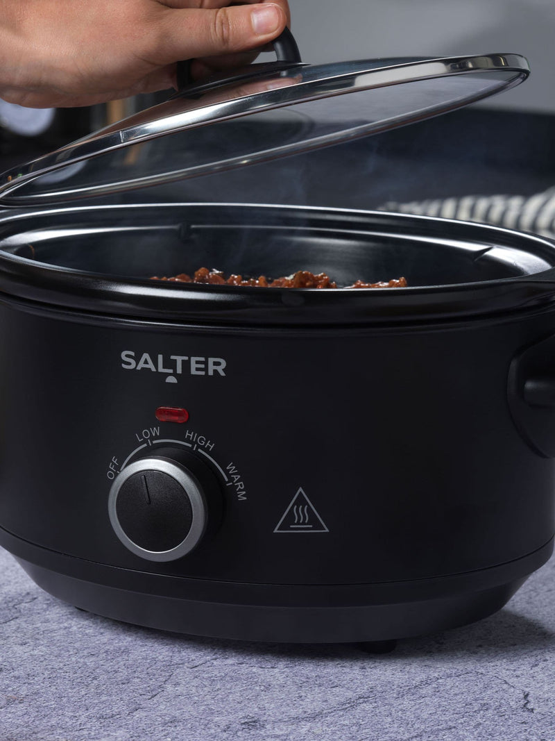 Salter Black Kuro 3.5L slow cooker (British brand)