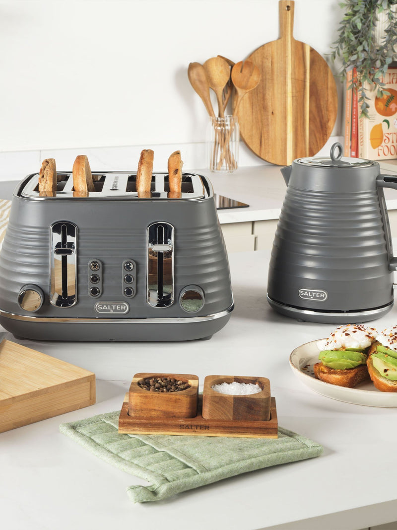 Salter Grey Ripple Toaster (British brand)