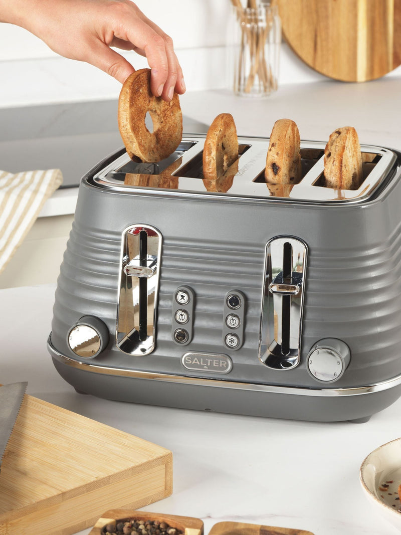 Salter Grey Ripple Toaster (British brand)