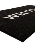 Asiatic Rugs black coir doormat 40x120cm, imported from the UK