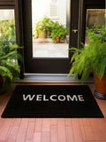 Asiatic Rugs black coir doormat 40x120cm, imported from the UK