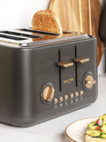 Salter Charcoal Pebble 4-slice toaster (British brand)