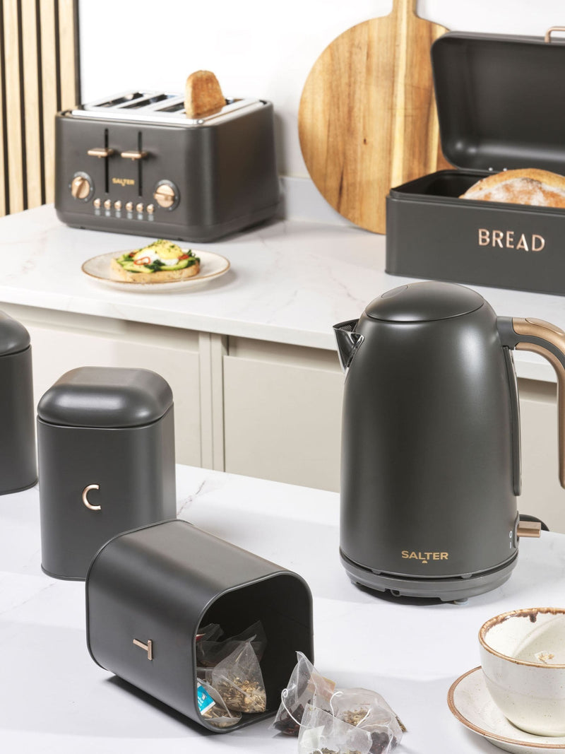 Salter Charcoal Pebble 4-slice toaster (British brand)