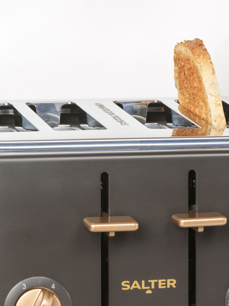 Salter Charcoal Pebble 4-slice toaster (British brand)