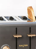Salter Charcoal Pebble 4-slice toaster (British brand)