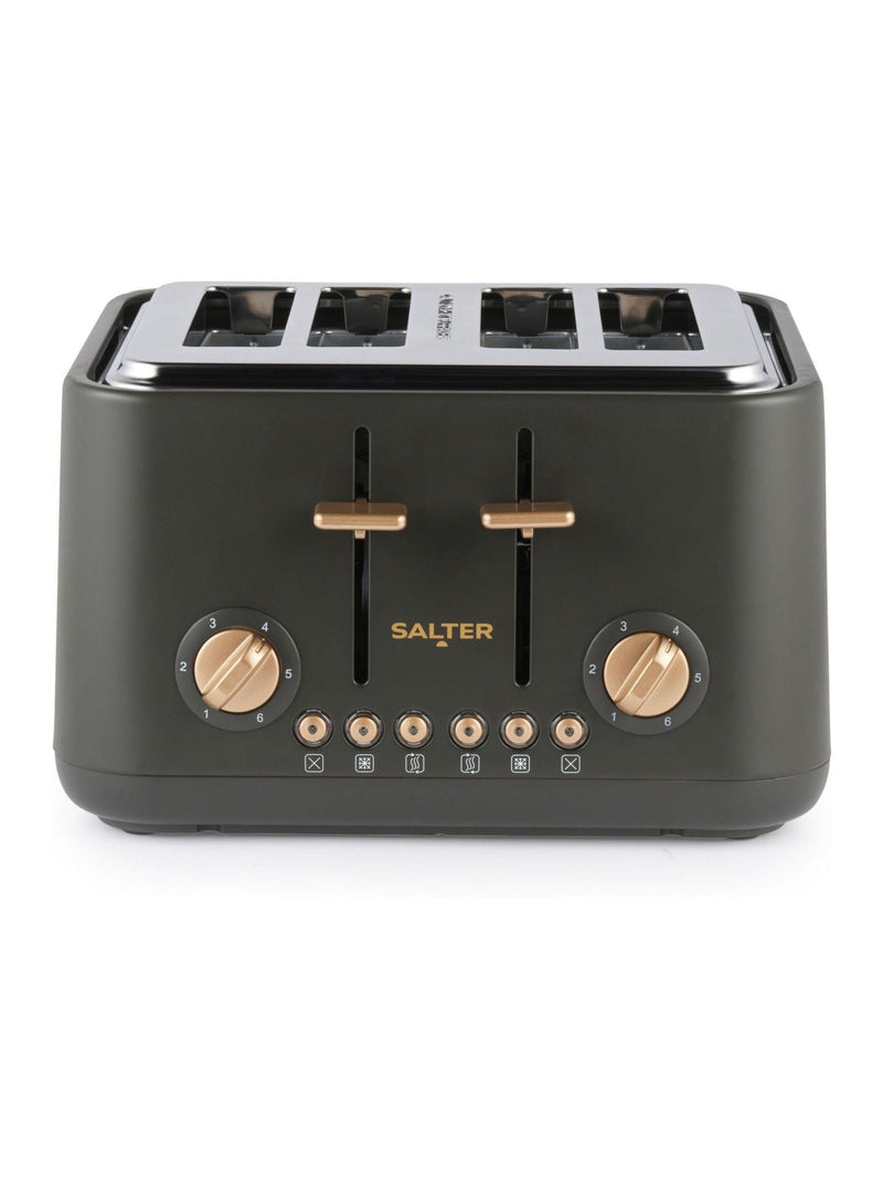 Salter Charcoal Pebble 4-slice toaster (British brand)