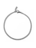 Orelia London silver tone curb chain bracelet, imported from the UK