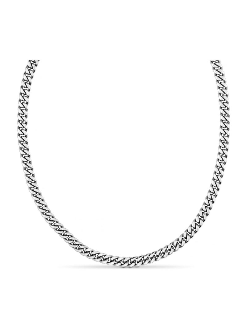 Orelia silver chunky curb chain necklace, imported from the UK