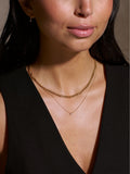 Orelia London gold tone fine stationed crystal collar necklace, imported from the UK