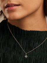 Next Orelia London Gold Tone Emerald Star Charm Necklace Fashion Jewellery- Buy online at McGrocer