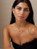 Orelia London gold tone emerald star charm necklace, imported from the UK