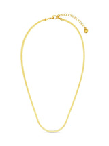 Next Orelia London Gold Tone Flat Snake Chain Necklace- Buy online at McGrocer
