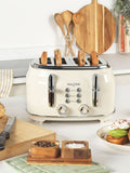 Salter Cream Retro 4-Slice Toaster (British brand)