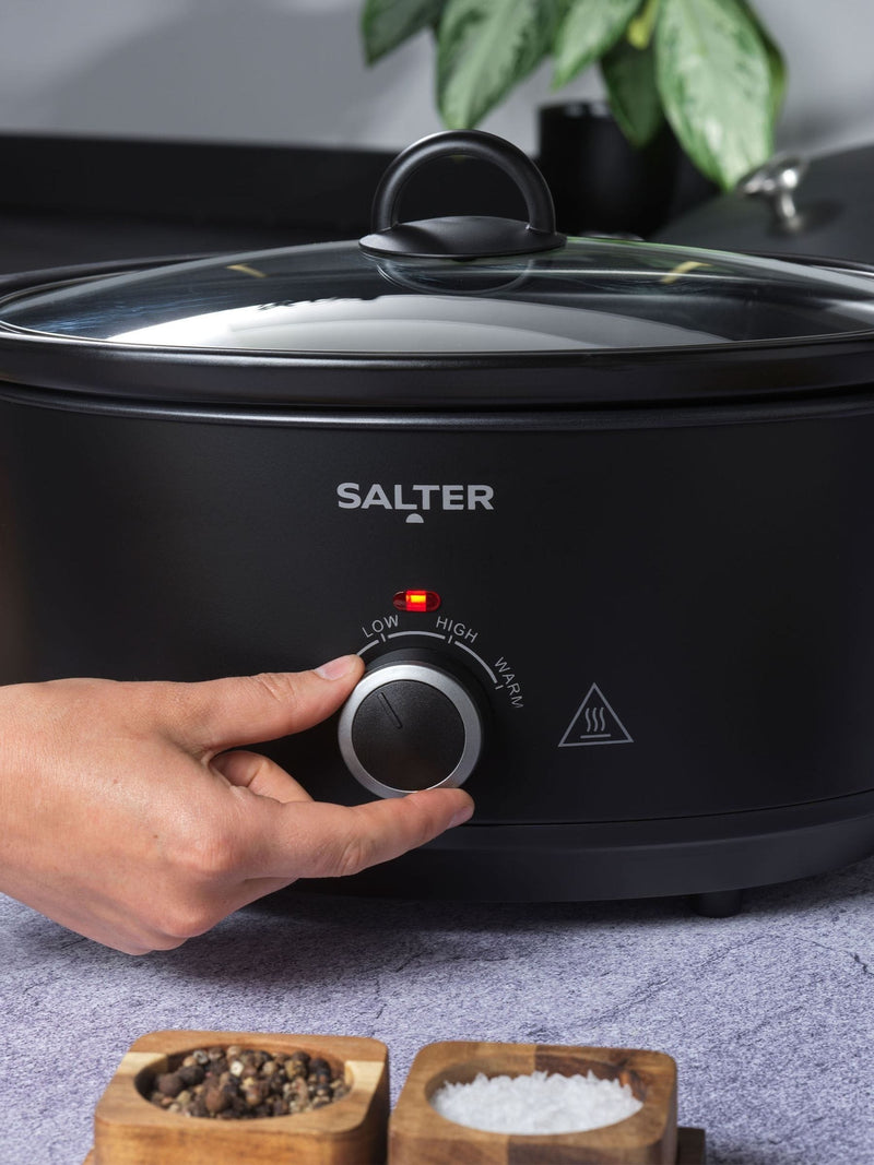 Salter Black Kuro 6.5L slow cooker (British brand)