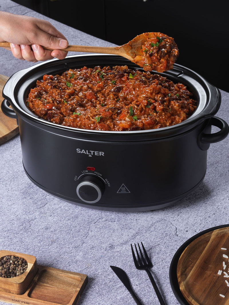 Salter Black Kuro 6.5L slow cooker (British brand)