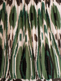 Pacific Lifestyle Izara Ikat lampshade in racing green - British product