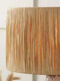 Pacific Lifestyle natural raffia cylinder lampshade, imported from the UK