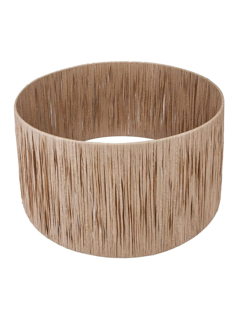 Pacific Lifestyle natural raffia cylinder lampshade, imported from the UK