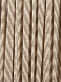 Pacific Lifestyle taupe chevron mushroom pleat lamp shade - British product
