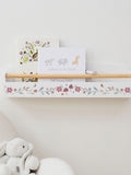 My 1st Years white floral wreath nursery shelf - British product