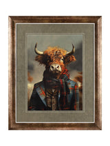 Next Art Marketing Brown The Dapper Highland Wall Art 62 x 77 cm- Buy online at McGrocer
