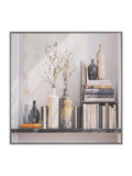 Classic aesthetic canvas wall art with slimline frame 80cm x 80cm - British product