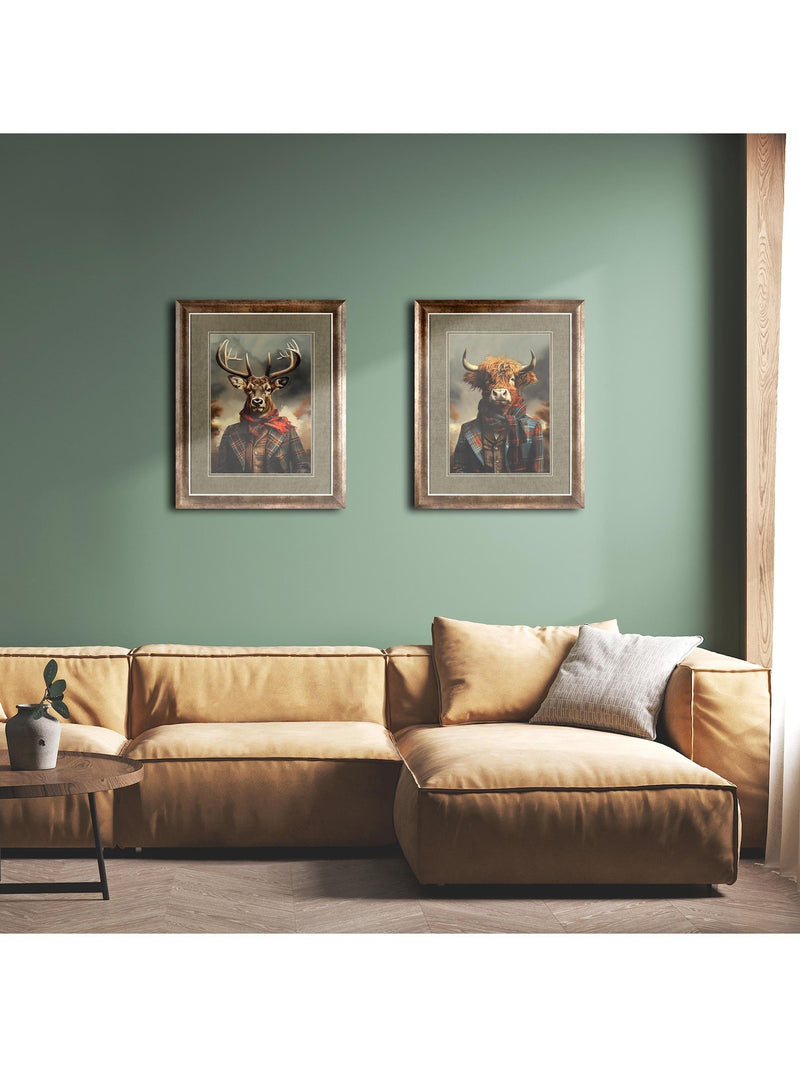 Art Marketing noble stag wall art 62x77cm, UK version