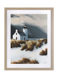Art Marketing Multi House on the Dunes framed wall art 75cm x 60cm - British product