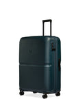 Antler blue large Single Stripe luggage polypropylene shell, UK version