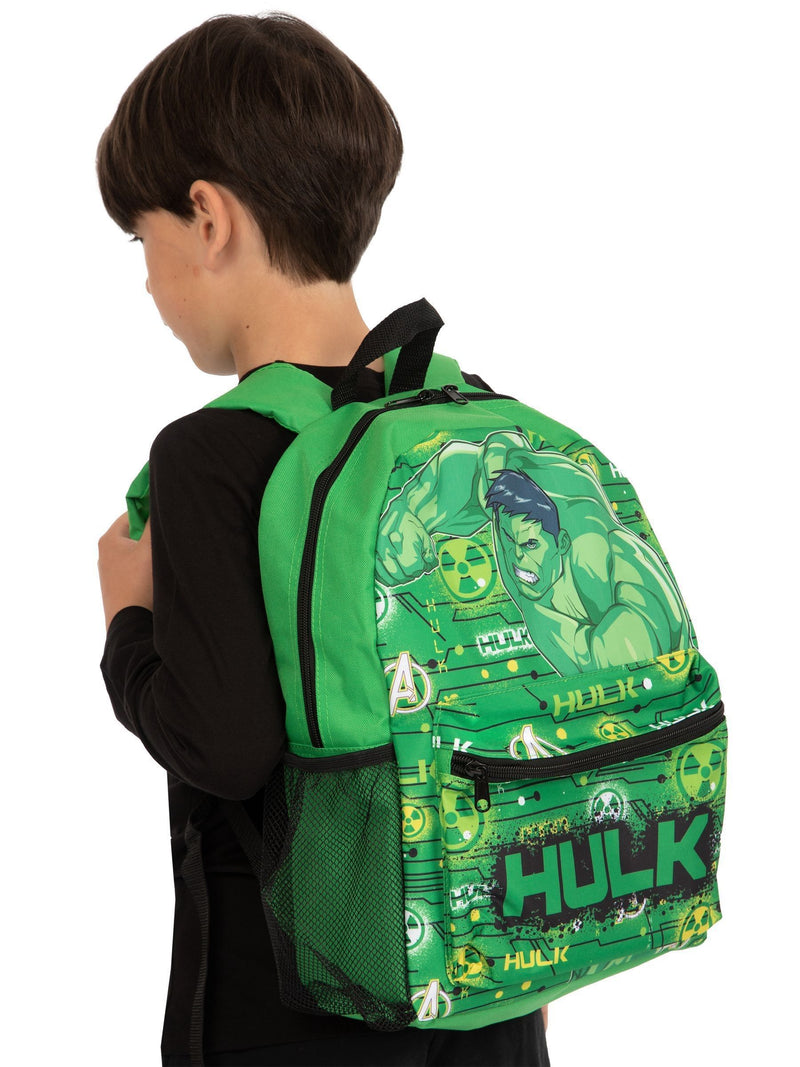 Marvel Hulk backpack set with lunch bag and pencil case (British brand)