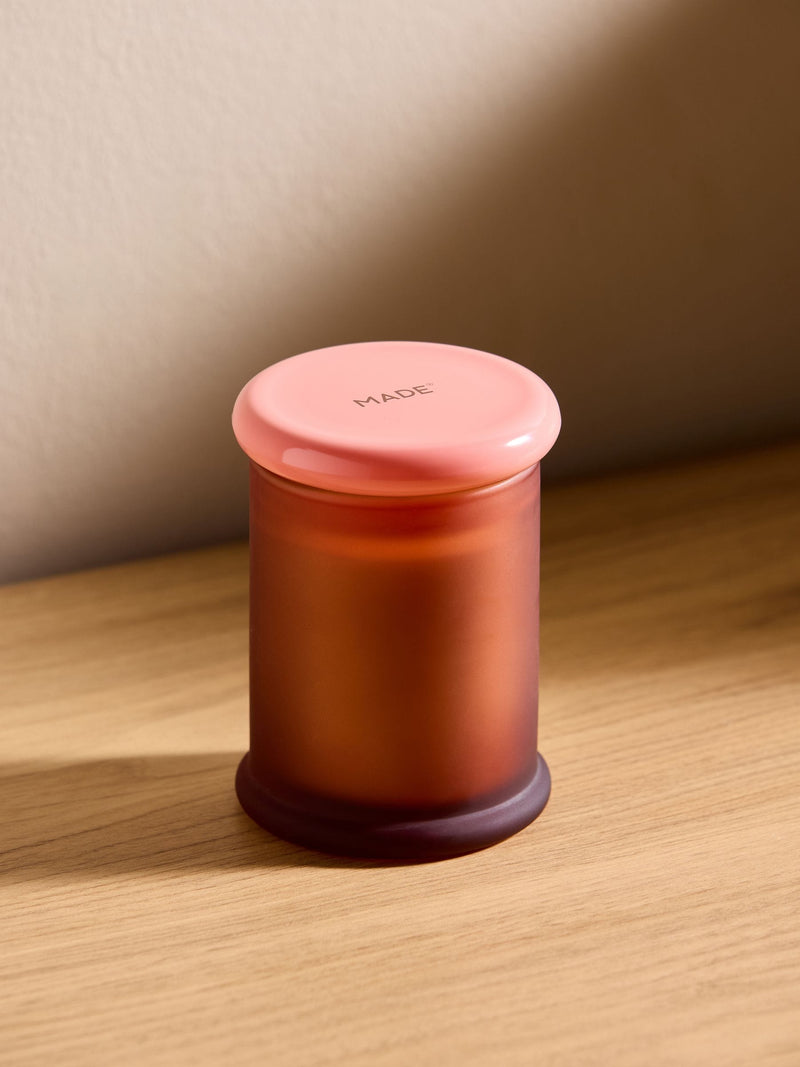 MADE.COM Vetiver and Cedarwood Fragranced Candle, imported from the UK